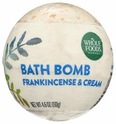 Whole Foods Market, Fizzing Bath Bomb, Frankincense & Cream, 4.6 oz