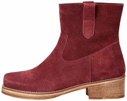 find. Pull On Leather Cowboy Boots, Red, 3.5 UK