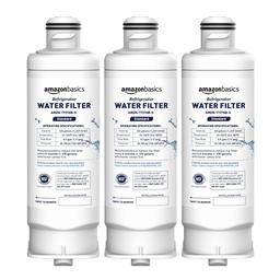 AmazonBasics Replacement Samsung DA97-17376B, HAF-QIN/EXP Refrigerator Water Filter, 3-Pack, Standard Filtration