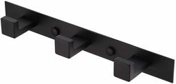 UMI. by Amazon Hook Rail Rack Coat Hooks Towel Hook 3 Hooks Set Bathroom Accessories Wall Mount SUS 304 Stainless Steel Matt Black, AH210H3DG-BK