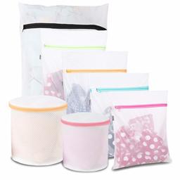 Eono by Amazon – tvättnät tvättväska BH tvättpåse tvättpåse tvättpåse hållbar maskintvätt för känslig, blus, skor, BH, underkläder, babykläder, Wash Bag, 7 set