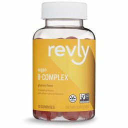 Amazon Brand – Revly B-Complex, Supports Immune and Normal Energy Metabolism, 70 Gummies, 70-Day Supply, Vegan, Non-GMO