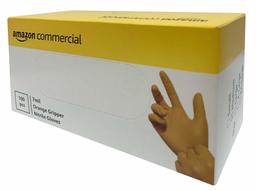 AmazonCommercial Powder Free Disposable Nitrile Gloves, 7 mil, Orange, Gripper, 240MM Size XL, 100 per Pack