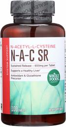 Whole Foods Market N-A-C SR 600 mg 100 ct