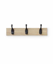 AmazonBasics – Perchero de Pared – 3 Ganchos Modernos (enchapado)