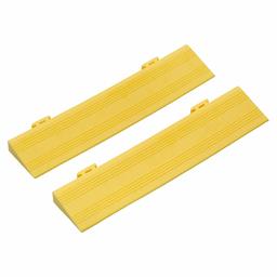 AmazonCommercial Safety Ramp Border for Anti-Fatigue Drainage Mat Modular Tiles, Rubber, 12