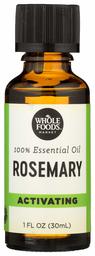 Whole Foods Market, 100% Essential Oil Rosemary, 1 Ounce