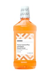 Amazon Brand - Solimo Tartar Control Plus Antiseptic Mouth Rinse, Citrus, 1 Liter