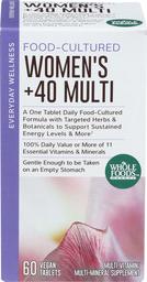 Whole Foods Market, Food-Cultured Women's +40 Multi, 60 ct