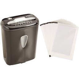 AmazonBasics 6-Sheet High-Security Micro-Cut Paper and Credit Card Home Office Shredder