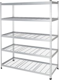 AmazonBasics Heavy Duty Shelving Double-Post Steel Wire Shelf - 152 x 61 x 198 cm
