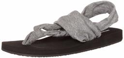Amazon Essentials Women's Delia Flat Sandal, Grey, 8 Medium US - Amazon Vine