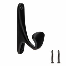 AmazonBasics AB5200-FB-5 Coat Hook Matt Black