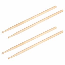 AmazonBasics 5A Drumsticks - Maple, 2-Pair Pack