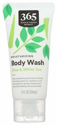 365 EVERYDAY VALUE Aloe & White Tea Moisturizing Body Wash, 2 FZ