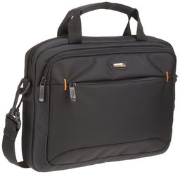 AmazonBasics 14-Inch Laptop Macbook and Tablet Shoulder Bag Carrying Case, Black, 1-Pack