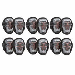 AmazonCommercial Gel Foam Stabilizer, 7 in, Clear, 6 pair