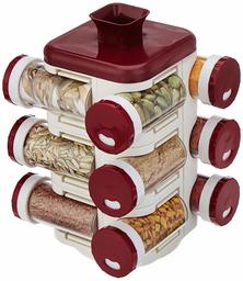 Amazon Brand - Solimo Revolving Spice Rack (12 pieces)
