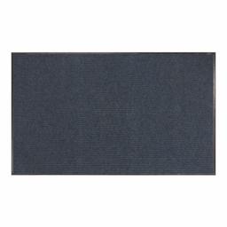 AmazonBasics Poly Linear-Rib Commercial Carpet Vinyl-Backed Mat 4X8 Blue