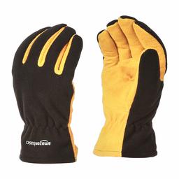 AmazonBasics Cold Proof Thermal Winter Work Gloves, Yellow, L