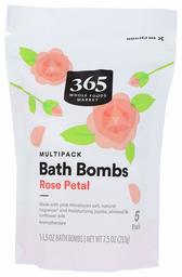 365 EVERYDAY VALUE Rose Petal with Himalayan Salt Bath Soak 6 Count, 5 CT