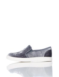 Velvet with Crystal Redwagon Synthetic Casual Trainers, Grey (grey), 23 EU
