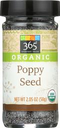 365 Everyday Value, Organic Poppy Seed, 2.05 oz