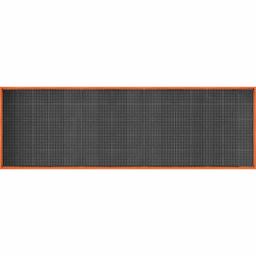 AmazonCommercial 4-Sided Safety Ramp Border for Anti-Fatigue Drainage Mat, Heavy Duty Rubber, 40