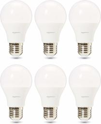 AmazonBasics Professional LED E27 Edison Screw Bulb, 60W Equivalent, Warm White - Pack of 6