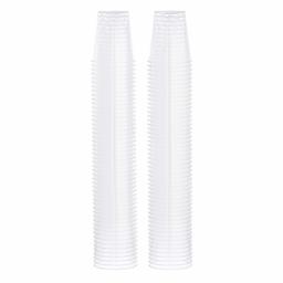 AmazonCommercial Plastic Shot Glass, 2 oz, Clear, Pack of 100
