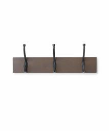 AmazonBasics – trä vägggarderob – 3 standardkrokar, 34 cm, Espresso
