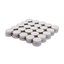 Amazon Brand - Solimo Wax Tealight Candles (Set of 50, Unscented)