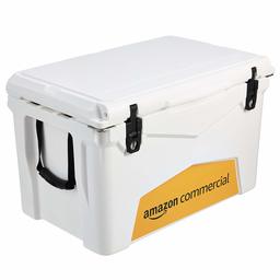 AmazonCommercial Roto Molded White Cooler - 60 Quart