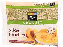 365 Everyday Value, Organic Sliced Peaches, 10 oz, (Frozen)