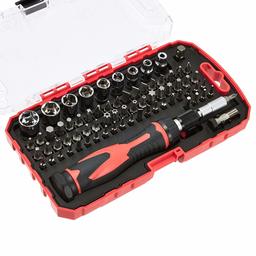 AmazonBasics 73-Piece Magnetic Ratchet Wrench and Screwdriver Set
