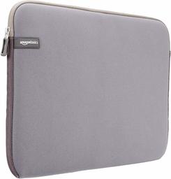 AmazonBasics Laptop-Schutzhülle, für eine Bildschirmdiagonale von 15 - 15,6 Zoll, Grau