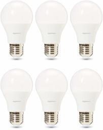 AmazonBasics Professional LED E27 Edison Screw Bulb, 75W Equivalent, Cool White - Pack of 6