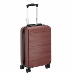 AmazonBasics - Bagaglio a mano leggero da cabina, colore: vinaccia