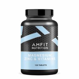Marca Amazon - Amfit Nutrition Magnesio, Zinc y Vitaminas (ZMA), 240 tabletas