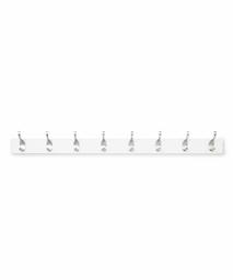 AmazonBasics Appendiabiti da parete, 8 ganci moderni (rinnovati) Singolo Infradito colorati estivi, con finte perline