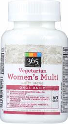 365 Everyday Value, Vegetarian Women’s Multi with Iron, 60 ct