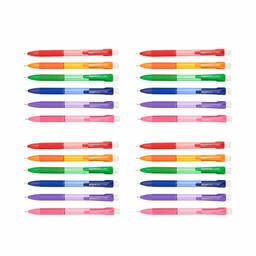 AmazonBasics Mechanical Pencils with Rubber Grip, Medium Point (0.7 mm) - 24-Pack