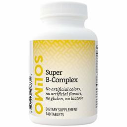 Amazon Brand - Solimo Super B-Complex, 140 Tablets, Four Month Supply (Packaging may vary)