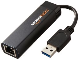 AmazonBasics USB 3.0 to 10/100/1000 Gigabit Ethernet Internet Adapter, 10-Pack (Renewed)