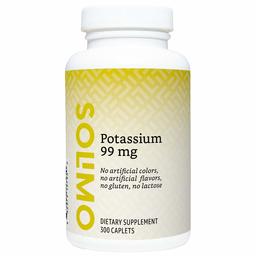 Amazon Brand - Solimo Potassium 99mg, 240 count