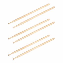 AmazonBasics - Baquetas 5A (renovadas), Paquete de 3, Arce