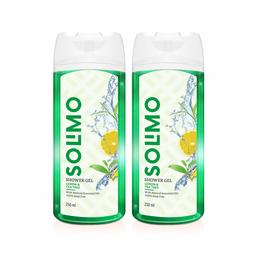 Amazon Brand - Solimo Shower Gel, Lemon & Tea Tree - 250 ml (Pack of 2)
