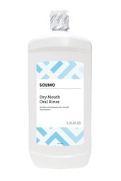 Amazon Brand - Solimo Dry Mouth Oral Rinse, Alcohol Free, Mint, 33.8 Fluid Ounces