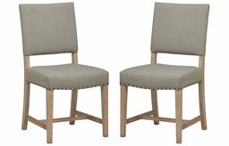 Amazon Brand – Stone & Beam Leon Modern Farmhouse Dining Room Kitchen Chairs, Set of 2, 36.5