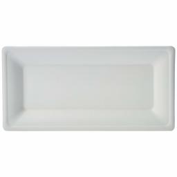 AmazonBasics Assiette compostable 10 x 5 cm, 500 assiettes, blanc, 10 x 5 Inches